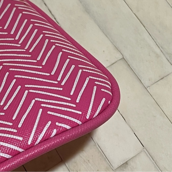 Dabney Lee Pink and Red Small Heart Pouch - Picture 9 of 9